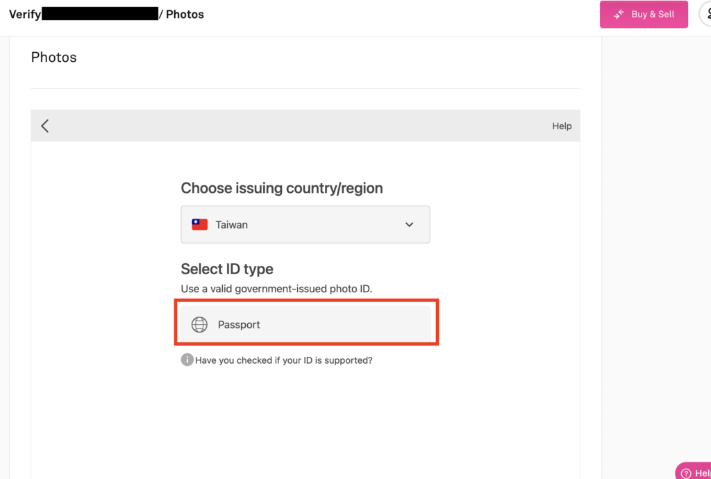 幣圈版的股票抽籤“ICO”是什麼? 新手必備的ICO平台Coinlist-註冊教學 14 14選擇護照現在只有護照 1