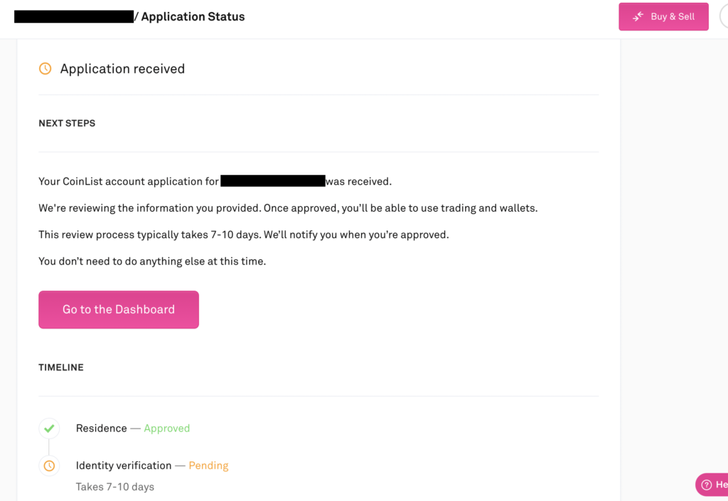 幣圈版的股票抽籤“ICO”是什麼? 新手必備的ICO平台Coinlist-註冊教學 23 23 申請完成 等待7 10天 1