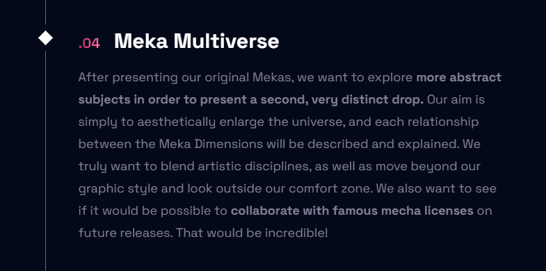 十月份值得關注的鋼彈NFT。 MekaVerse一開放註冊就瞬間湧進12萬人 5 4 1